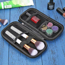 Black Zipper Pencil Case EVA Stationery Pouch Makeup Earphone Storage Bags
