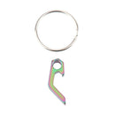 Beer Bottle Opener Mini Keychain Key Ring Small Tool Steel Keyring Mini Open.kz