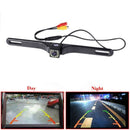 12 IR LED Car Night Vision Rear View camera License Plate Frame Back Up Camera