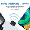 Bluetooth USB adapter 5.0 desktop computer transmitter mouse wireless keybo S4H3