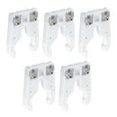 5PCS/Lot ISO30 Tool Holder Clamp Iron+ABS Flame Proof Rubber Claw