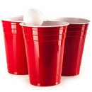 50Pcs/Set 450Ml Red Disposable Plastic Cup Party Cup Bar Restaurant Supplie I7S5