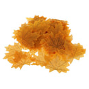 200x Artificial Fall Leaves Wedding Favor Autumn Maple Leaf Decor Red,Yellow