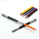 5pcs Art Writing Tool Dual Pencil Extender School 2 Head Adjustable