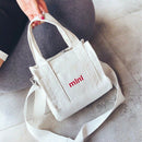 Korean Version Of The Embroidery Letter Canvas Shoulder Bag Handbag Simple