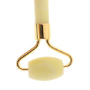 1PC Yellow Roller Natural Facial Care Tools Jade Face Massage Roller Beauty T BX
