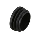 10 Pcs Plastic Blanking End Caps 38mm Round Tube Insert Plug Black F8E7