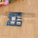4 Slots PCI-E 1 to 4 PCI Express 16X Slot External Riser Card Adapter Board