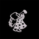 Baby Angel Horn Star Scrapbook Album Card Paper Craft Stencils Embossing ON
