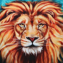 Realistic Lion Printed Wall Hanging Tapestry with Romantic Pictures Art Nat