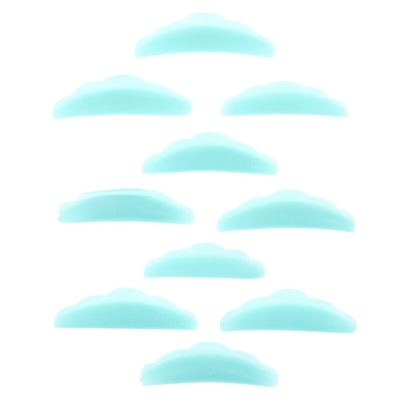 5Pairs  Eyelash Perming Pad Silicone Curler Rods Lashes Lift Shield Tool Pat Hn