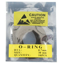 750 Pcs 0.7MM O-Ring Watch Back Gasket Rubber Seal Washers Size 16 mm - 30 mO3A3