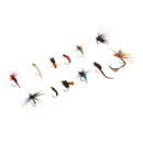 12pcs Simulation Flies All Purpose Flies for Grass Carp Fly Fishing Lure