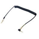 Male To Male, 2 X 3.5mm 90 Degree Male And Straight Male Audio Stereo Cable For