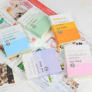Mini Pocket Notebook Portable English Words Book Review Learning Note Memo Books