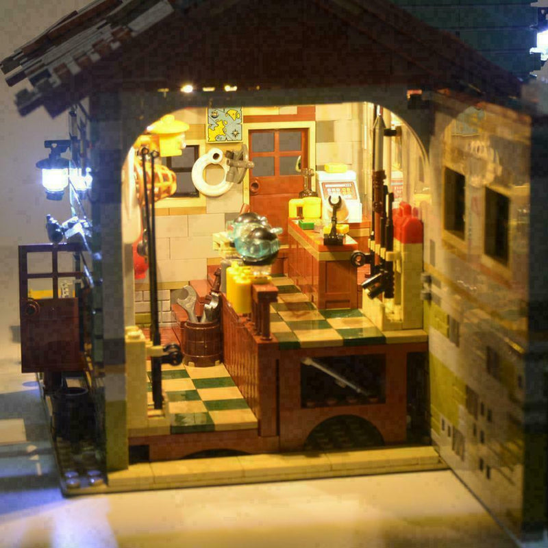 LED Lights Lighting Kits For LEGO 21310 Building Fishing Blocks Store Set M T9C2