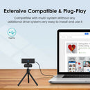 1080P Full HD USB Webcam Video Recording Live Streaming Web Camera with Mic