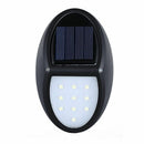 10LEDs Waterproof Solar Light Wall Lamp Outdoor Garden Street Security Yard F1H3