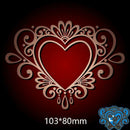 Love Heart Metal Cutting Dies Stencils DIY Scrapbooking Album Paper Card Crafts