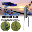Metal Umbrella Base Stand Heavy Duty Holder Yard Outdoor Easy Travel Use M1P3