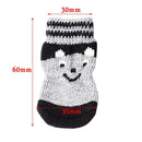 2Set Elastic Pet Puppy Socks Protect Pets Paw Non-slip Bottom Gifts Size S+L