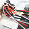 2Pcs Women Girls Hair Bow Silk ribbon Long streamers hair Rope Beach hair rin Gw