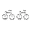 Creative Women Girls Mini Bicycle Ear Stud Geometric Earrings Jewelry Gift
