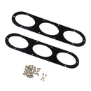 Rear Bumper Diffuser, Air Diversion Diffuser Panel Aluminium Alloy Rear Bumper