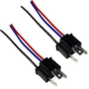 1 Pair 9003 H4 Bulb Socket Male Adapter Connector for Headlight Fog Lamp