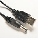 New Durable A Male To DC 5.5mm x 2.1mm Plug DC Power Supply Socket Cable Cord