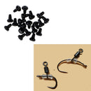 Rubber Fishing Hook Stoppers Fishing Bait Stop Beads Bait Stopper 3mm Black
