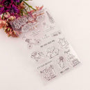 Pig Bicycle Seal Stamp Cutting Dies Stencil Set DIY Scrapbooking Embossing