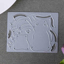 Christmas Penguin Boy Joint DIY Scrapbook Embossing Craft Cutting Die