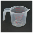 5X(500ml Home Lab Measuring Jug Pitcher Plastic Handle Pour Spout ContainerK9R9)