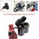 Useful USB Lighter Waterproof Power Port Outlet Socket For ATV Boat
