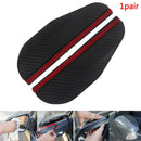 2pcs Car Side Rear View Mirror Rain Eyebrow Visor Carbon Fiber Sun Shield Cover-