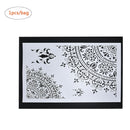 1*DIY Craft Mandala Stencils Template For Walls Painting Scrapbooking Stamping//