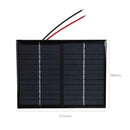 12V 1.5W Solar Panel Epoxy Polycrystalline Silicon DIY Battery Power Charge