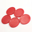 5Pcs Red 2-inch  Mini Air Hockey Table Pucks 50mm Puck Children Table New