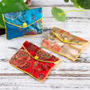 5Pcs Jewellery Jewelry Silk Pouch Packaging Bags Wedding Party Gift  FT