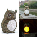 Solar Powered Decorative Garden Ornament Animal Birds Pathway Light LED Owl K0Q2