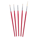 5 x Nail Brushes for Deco Gel UV Nail Art manicure Pro painted G8B5