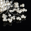 Flower Wedding Hair Pins Bridesmaid Crystal Diamante Pearls Bridal Clips Grip Gw