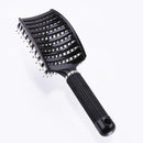 Hair Scalp Massage Comb Anti-Static Straight Curly Hair Styling Brush Black