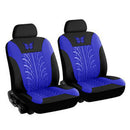 Butterfly Car Seat Covers PU Leather Auto Seat Protector (4pcs/set Blue)