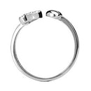 Elegant Heart-shaped Ring Crystal Open Rings Wedding Jewelry For Women-It C N3X3