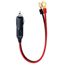 1Ft Car Male Cigarette Lighter Male Plug Adapter To Battery Ring Terminal H