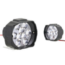 1Pcs Motorcycle Led Headlight SpotLight 9 LED Lights Motorbike Fog Light ATWG&M