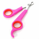 Nail Scissors Pliers Small Pets Dog Cat Claw Grooming pink