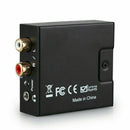 Optical Coaxial Toslink Digital to Analog Audio Converter Adapter RCA 3.5mmS Hn